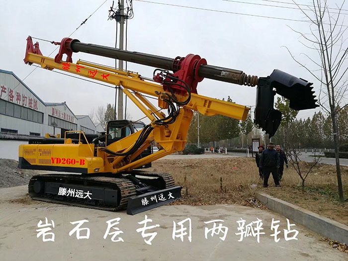 岩石层专用草莓视频下载安卓，钻头为两瓣钻，打桩深度30米，支持定做
